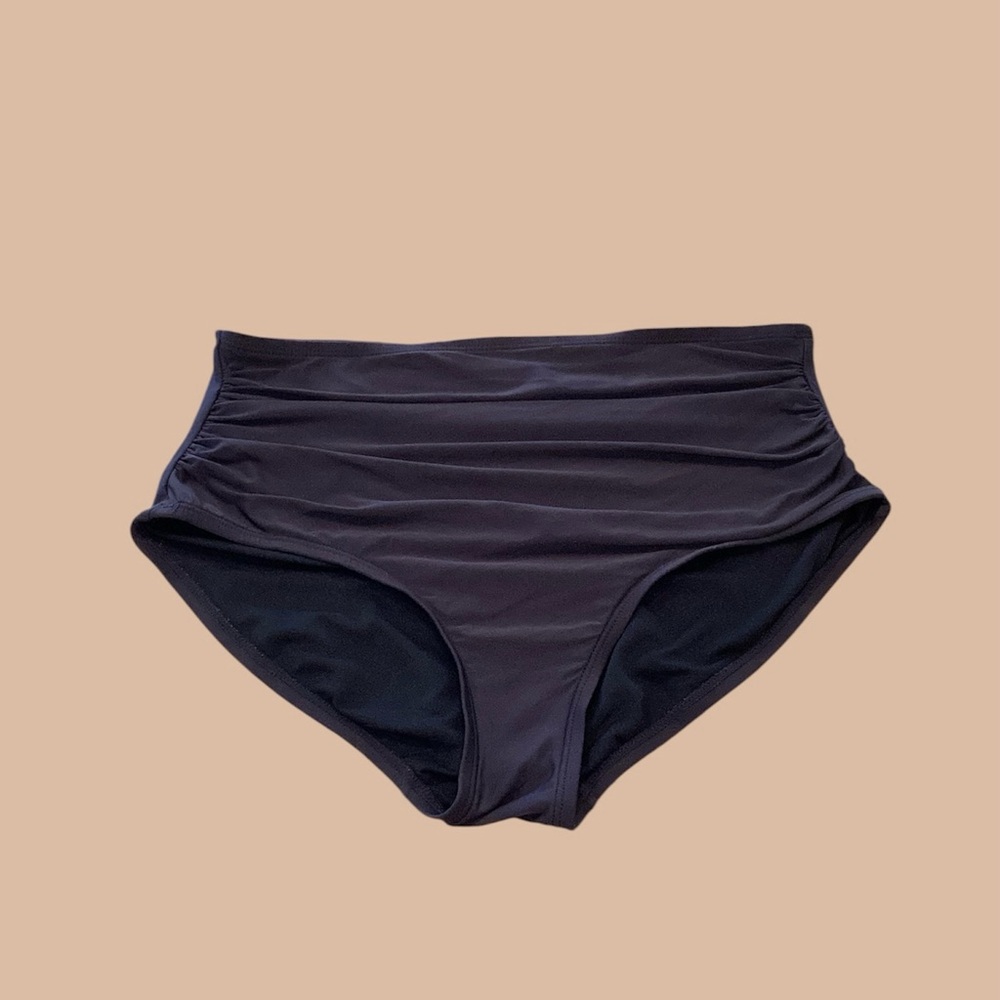 Merona Black High-Waisted Swim Bottom, size Medium 😎